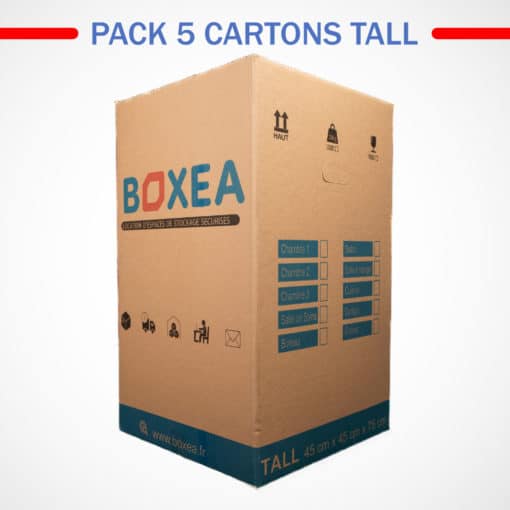 PACK 5 CARTONS TALL