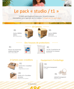 PACK DEMENAGEMENT T1/STUDIO