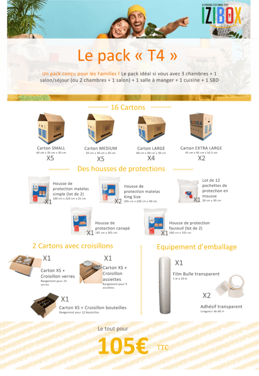 PACK DÉMÉNAGEMENT T4
